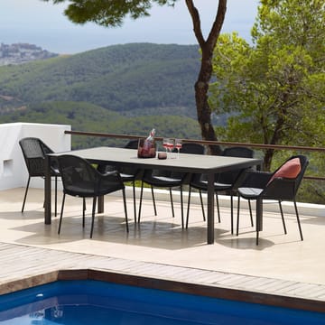 Breeze stapelbar karmstol weave - Black - Cane-line