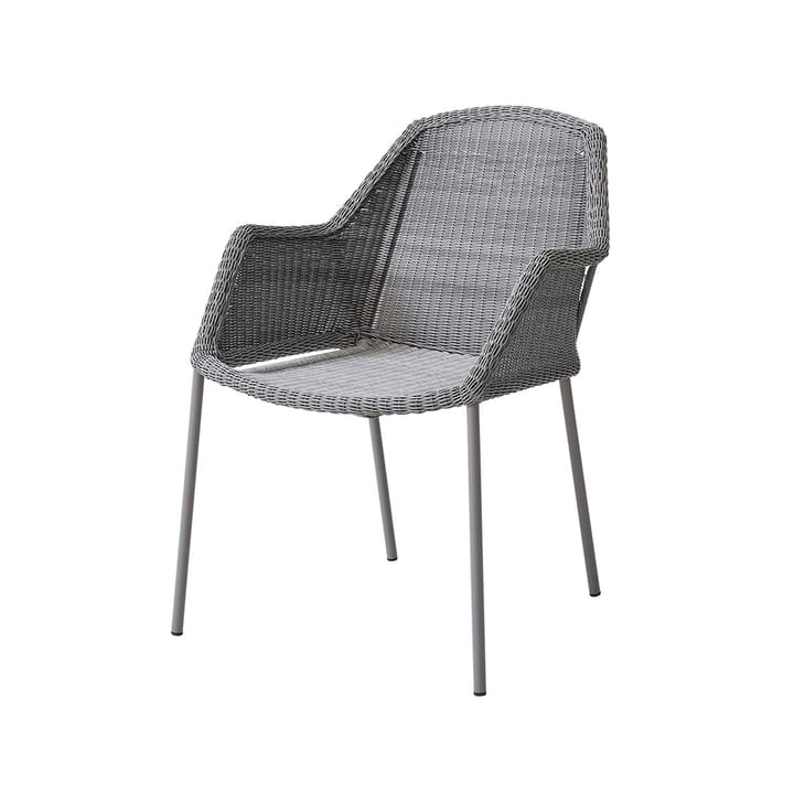 Breeze stapelbar karmstol weave - Light grey - Cane-line