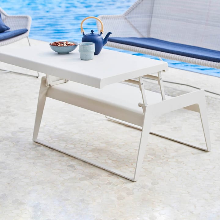 Chill out soffbord, White, singel Cane-line