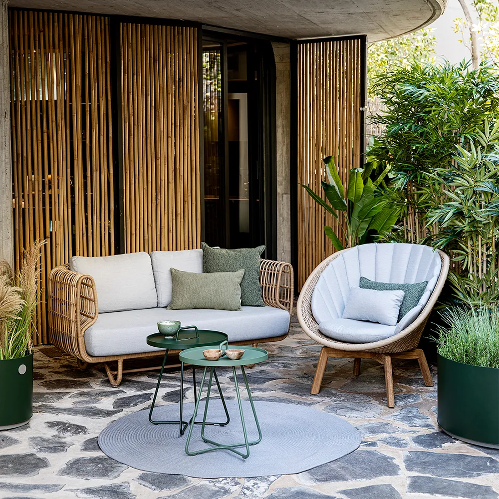 Circle matta rund, Light grey, Ø140cm Cane-line