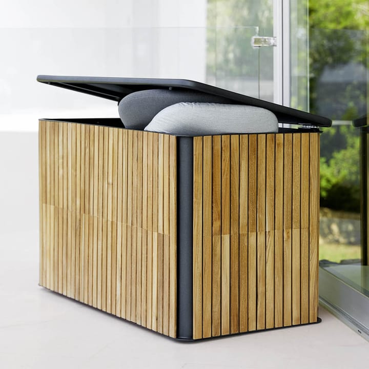 Combine dynbox, Teak, lava grey, stor Cane-line