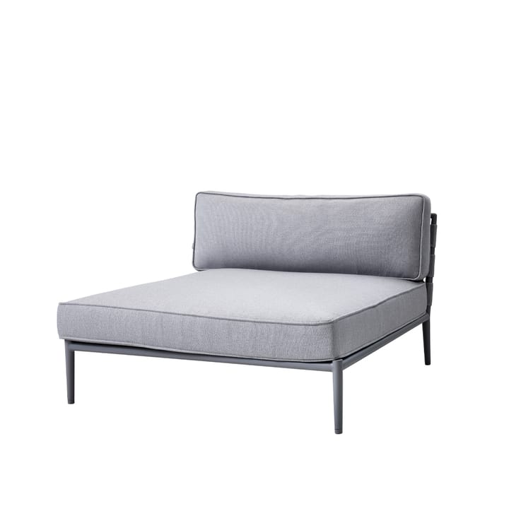 Conic modulsoffa - Light grey-dagbädd inkl. dynor - Cane-line