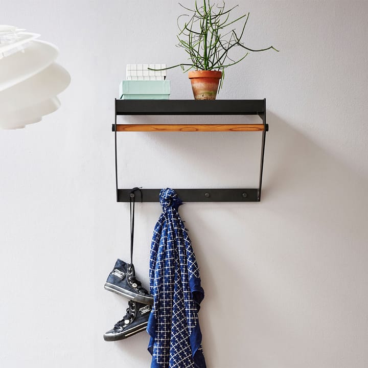 Copenhagen City hatthylla, Lava grey, teak Cane-line