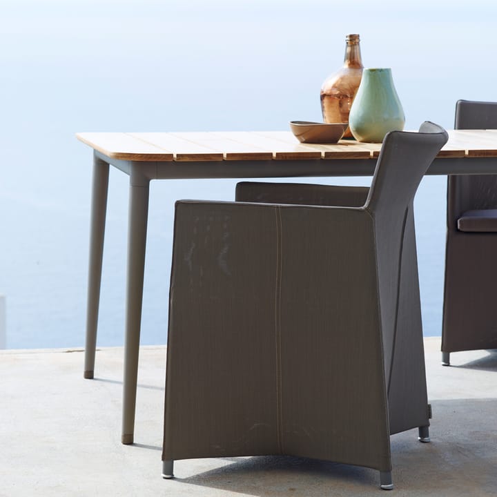 Core matbord teak 274x100x74 cm, Lava grey stativ Cane-line