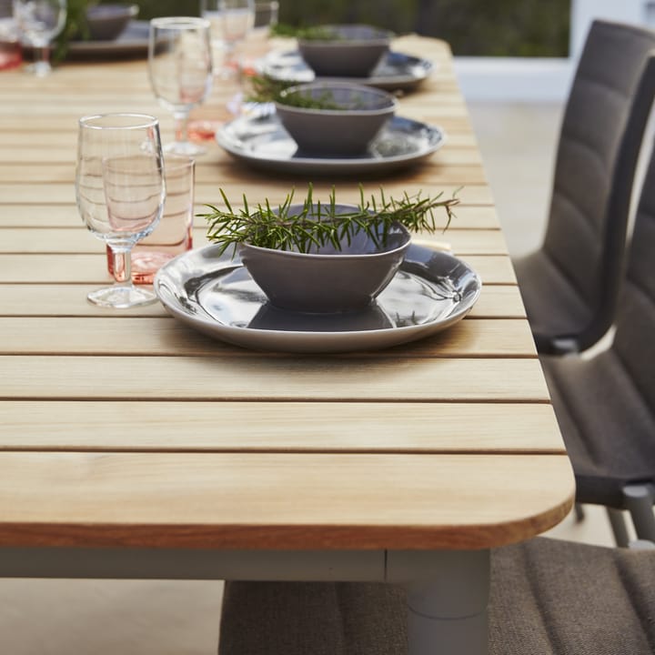 Core matbord teak 274x100x74 cm, Lava grey stativ Cane-line