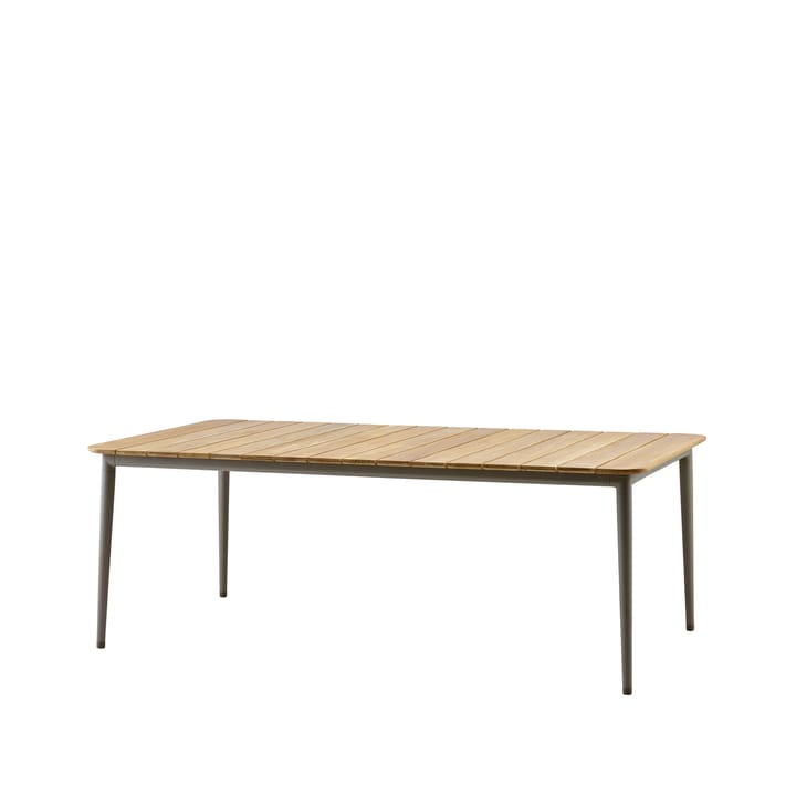 Core matbord - teak, taupefärgat stativ, 210 cm - Cane-line