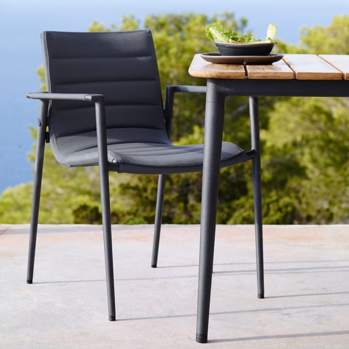 Core stol, Soft touch grey-lava grey Cane-line