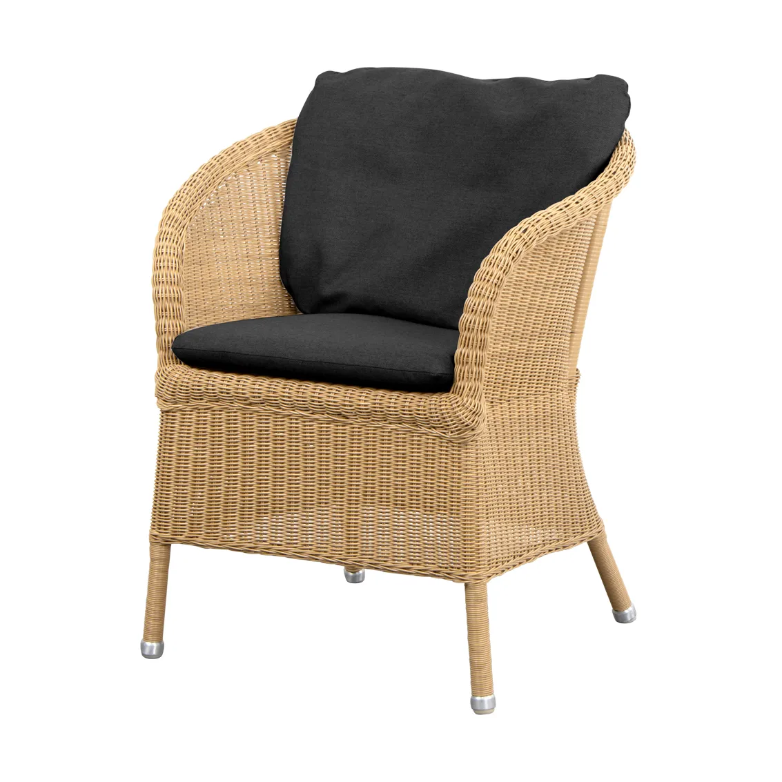 Derby/Lansing ryggdyna till stol/soffa, Cane-line Natté black Cane-line