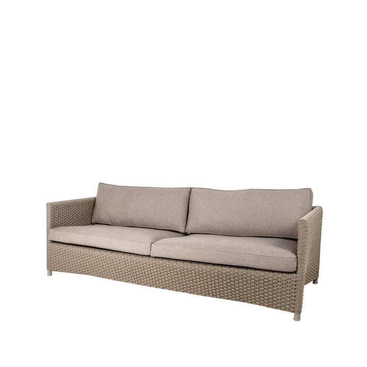 Diamond 3-sits soffa - tyg cane-line natté taupe - Cane-line