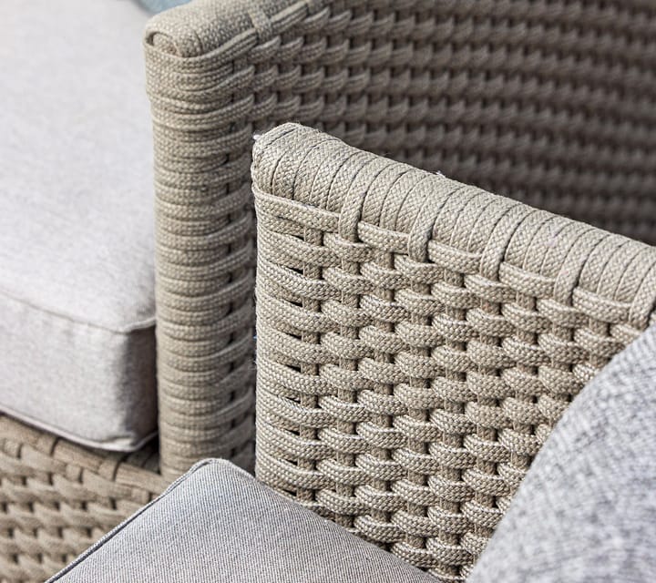 Diamond soffa 3-sits soft rope - Natté taupe (beige) - Cane-line