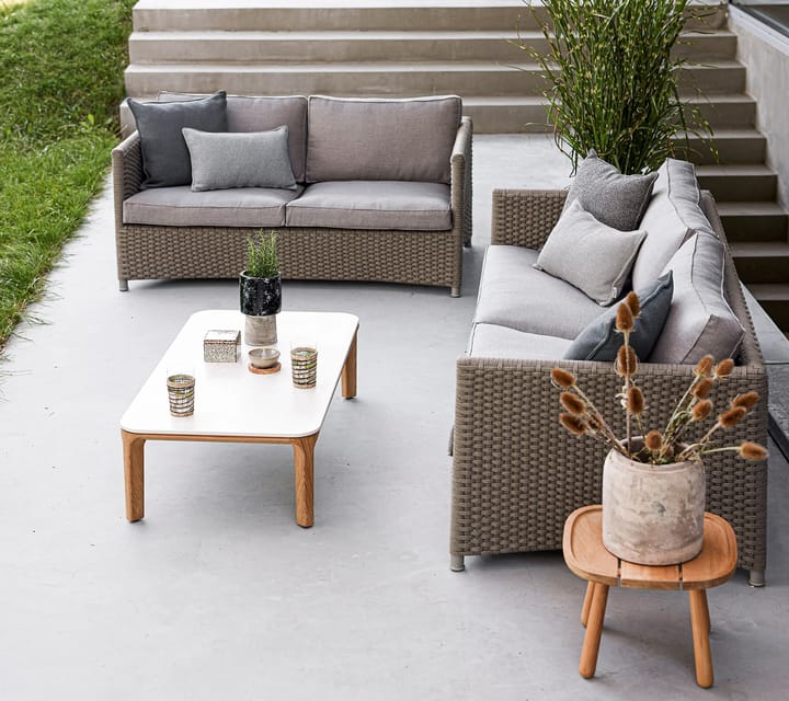 Diamond soffa 3-sits soft rope - Natté taupe (beige) - Cane-line