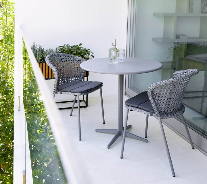 Drop cafébord Ø80 cm, Light grey-light grey Cane-line