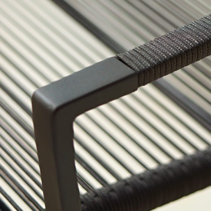 Edge karmstol, Anthracite Cane-line