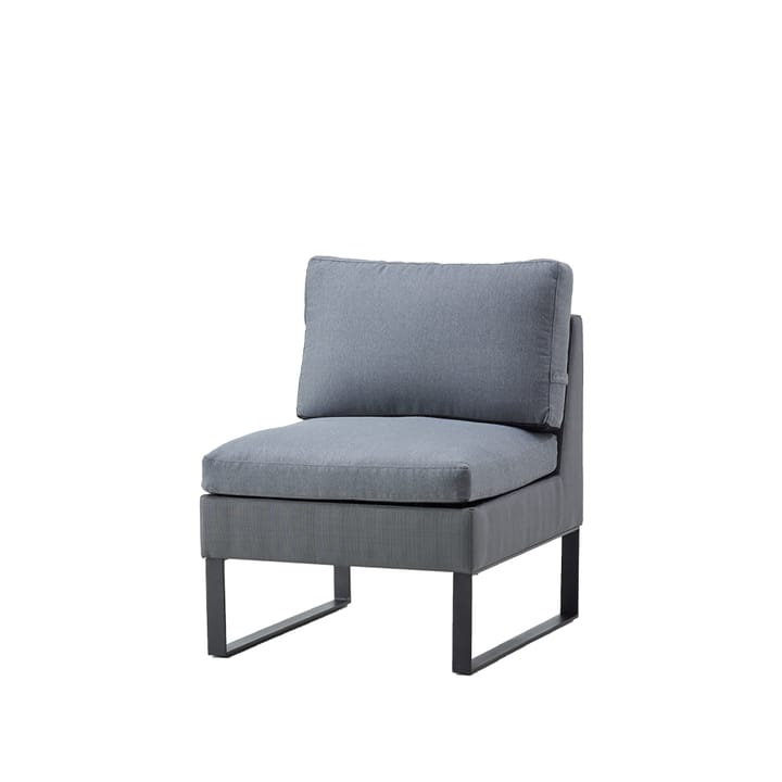 Flex modulsoffa - Grey, enkel, inkl. dynor - Cane-line