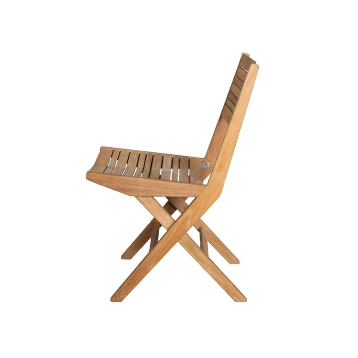 Flip fällstol, Teak Cane-line