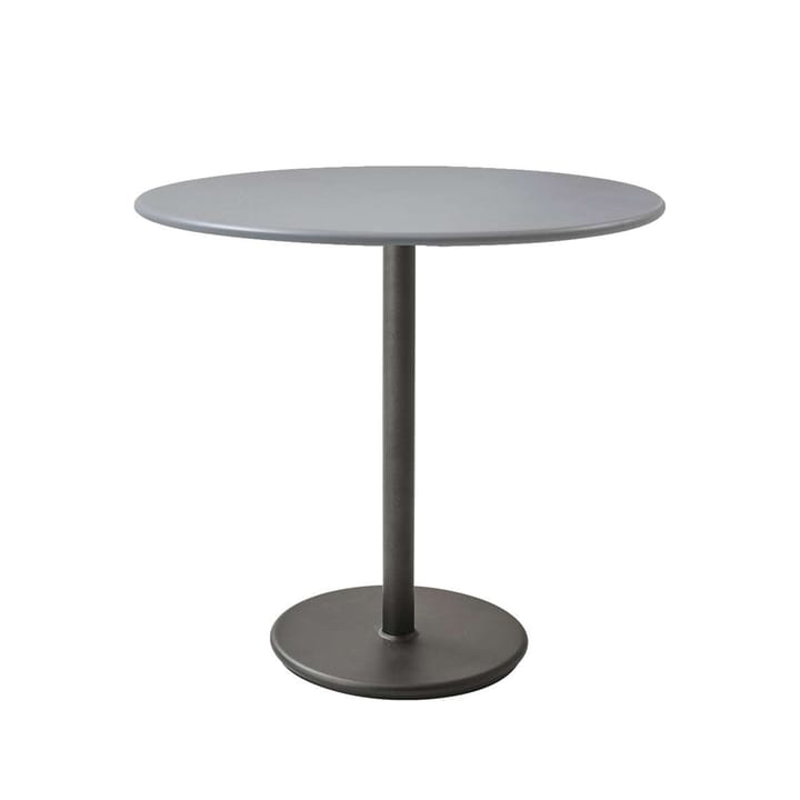 Go cafébord Ø80 cm - Light grey-lava grey - Cane-line