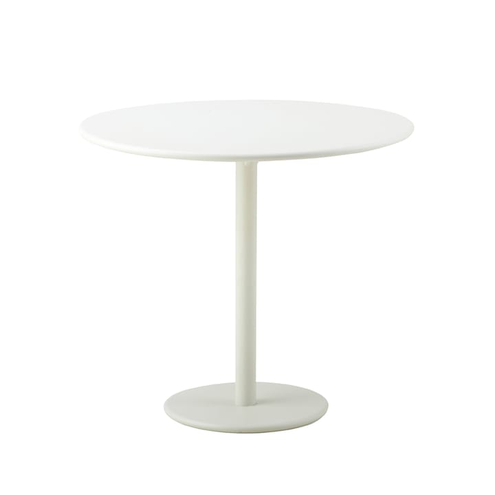 Go cafébord Ø80 cm - White-white - Cane-line