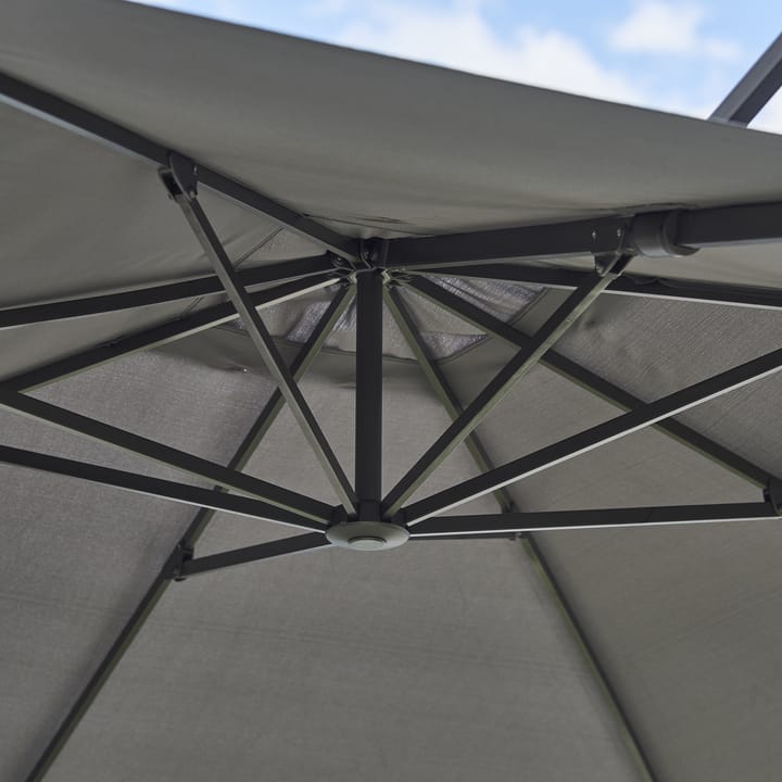 Hyde Luxe Tilt parasoll 300x300 cm, Anthracite Cane-line
