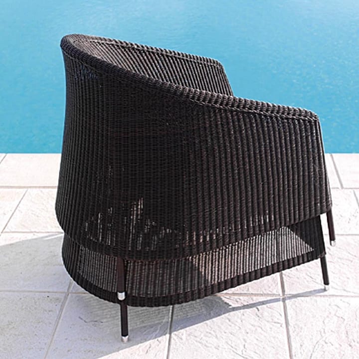 Kingston loungefåtölj, White grey Cane-line