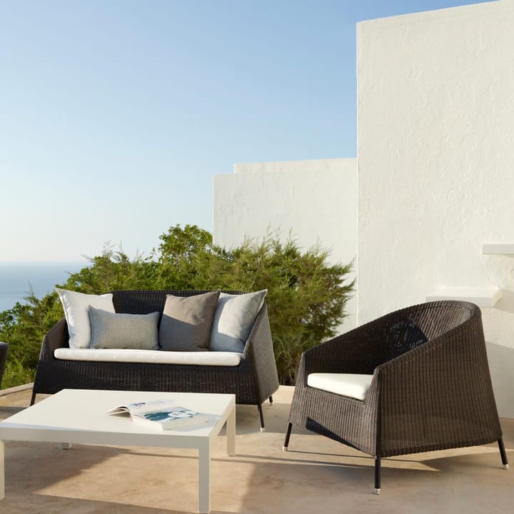Kingston loungesoffa 2-sits, Mocca Cane-line