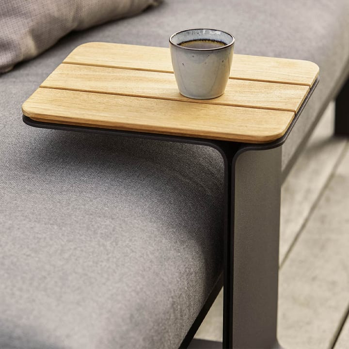 Mega sidobord, Teak-lava grey stativ Cane-line