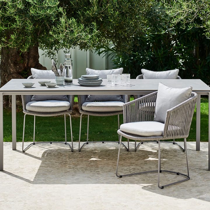 Moments stol, Cane-Line Natté grey, Cane-Line soft rope Cane-line