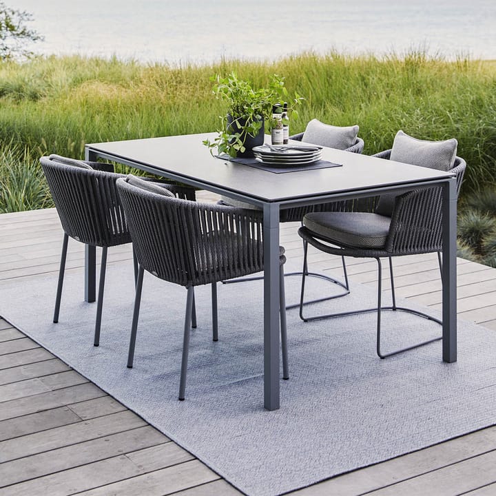 Moments stol, Cane-Line Natté grey, Cane-Line soft rope Cane-line