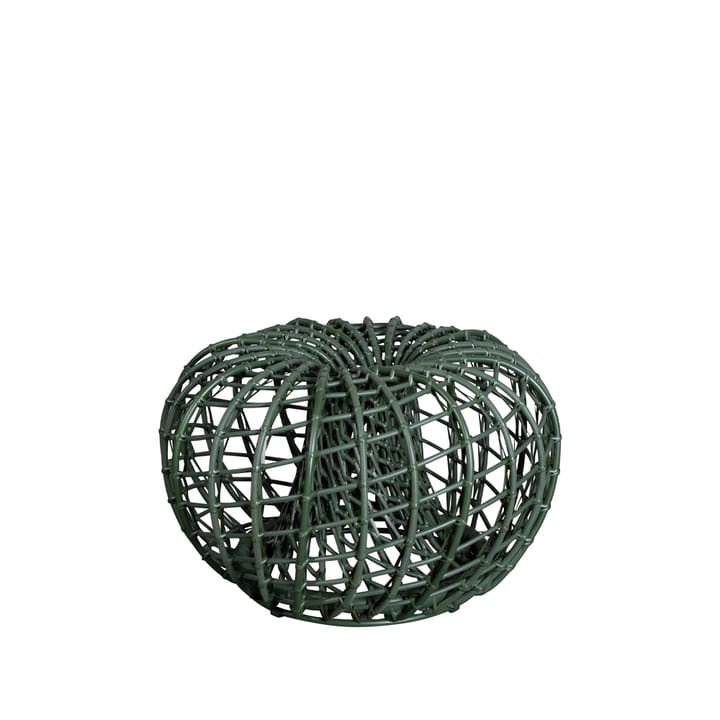 Nest bord/fotpall - Dark green, liten - Cane-line
