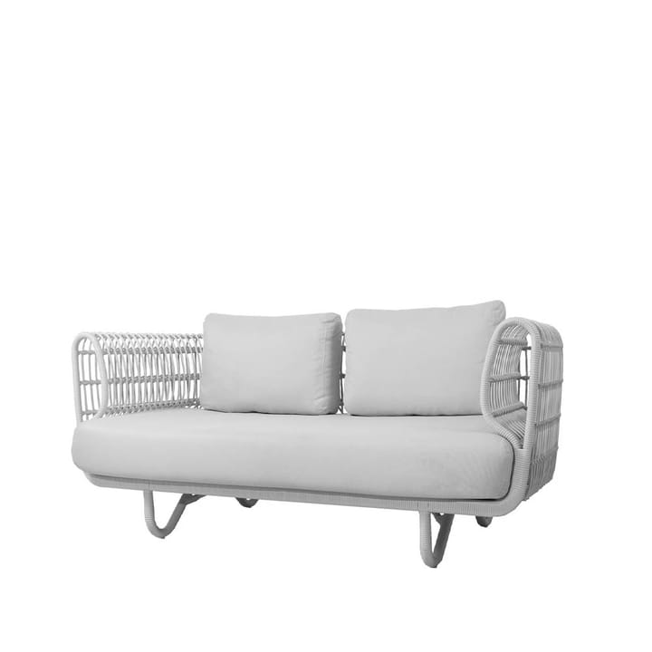 Nest soffa 2-sits - White, Cane-Line Natté white - Cane-line