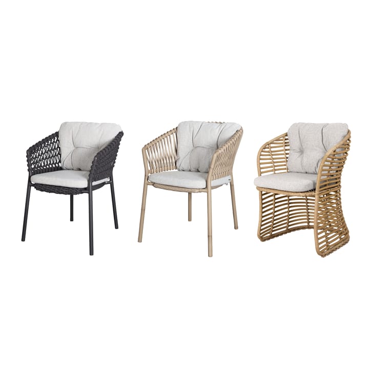 Ocean/Basket/Moments dynset stol, Wove light brown Cane-line