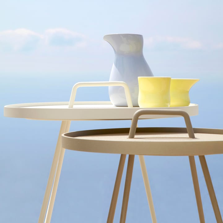 On the move bord Ø52 cm, Light grey Cane-line