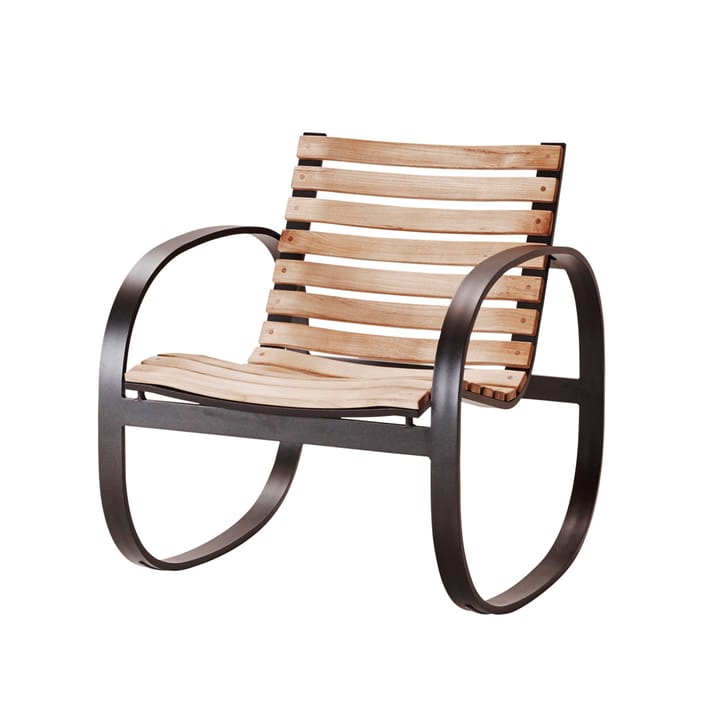 Parc gungstol - Lava grey, teak - Cane-line