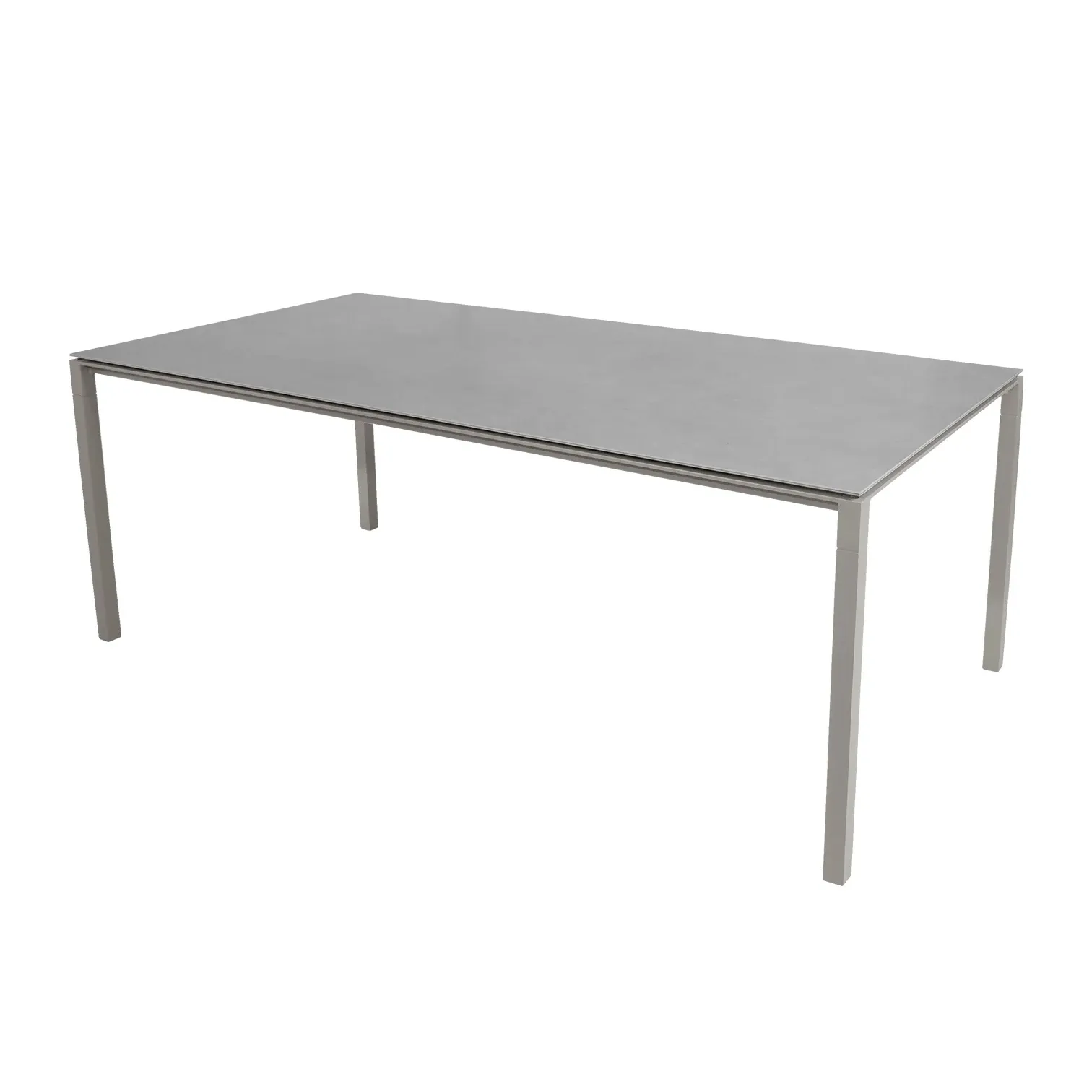 Pure bord 200x100 cm Concrete grey-taupe Cane-line