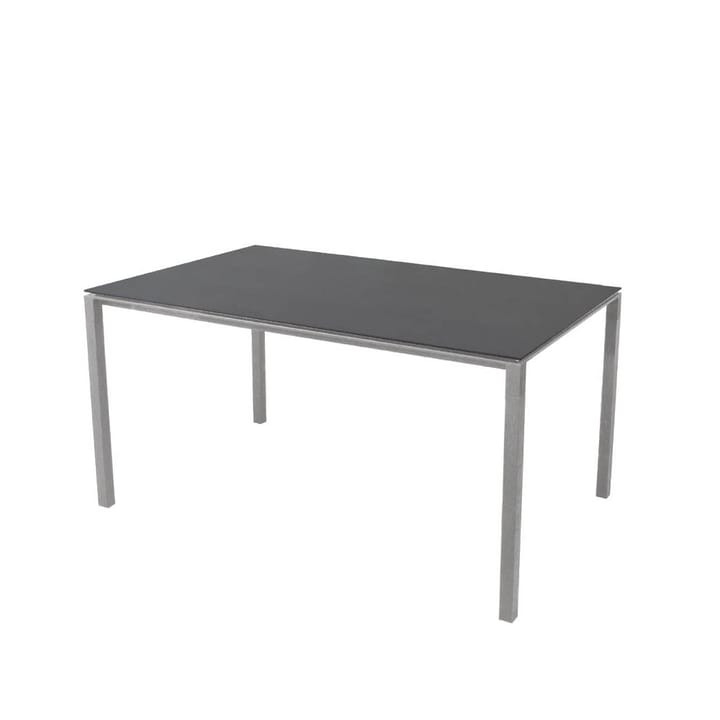 Pure matbord - Basalt grey-ljusgrå 150x90 cm - Cane-line