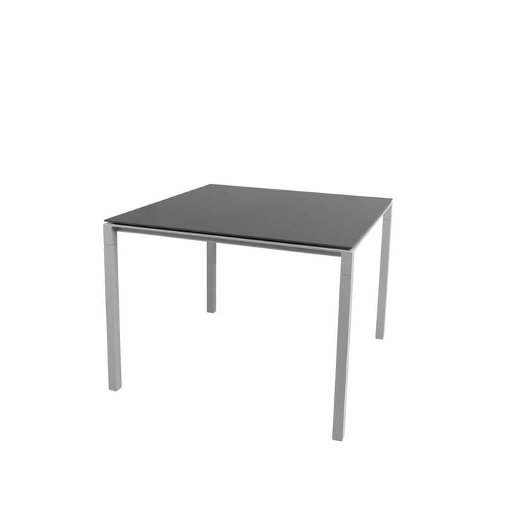 Pure matbord - Nero-ljusgrå 100x100 cm - Cane-line