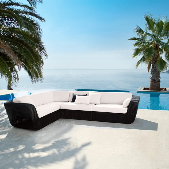 Savannah modulsoffa, Black, hörn Cane-line