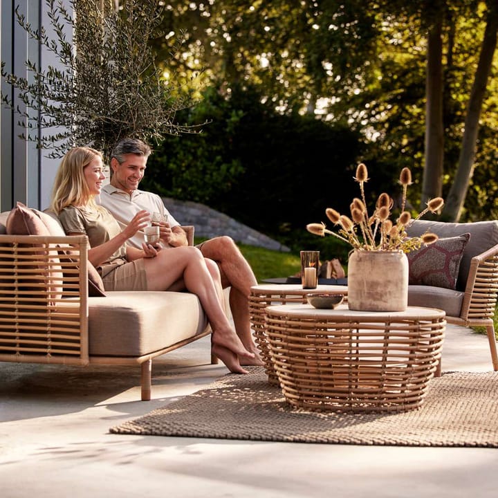 Sense soffa 3-sits weave, AirTouch taupe Cane-line