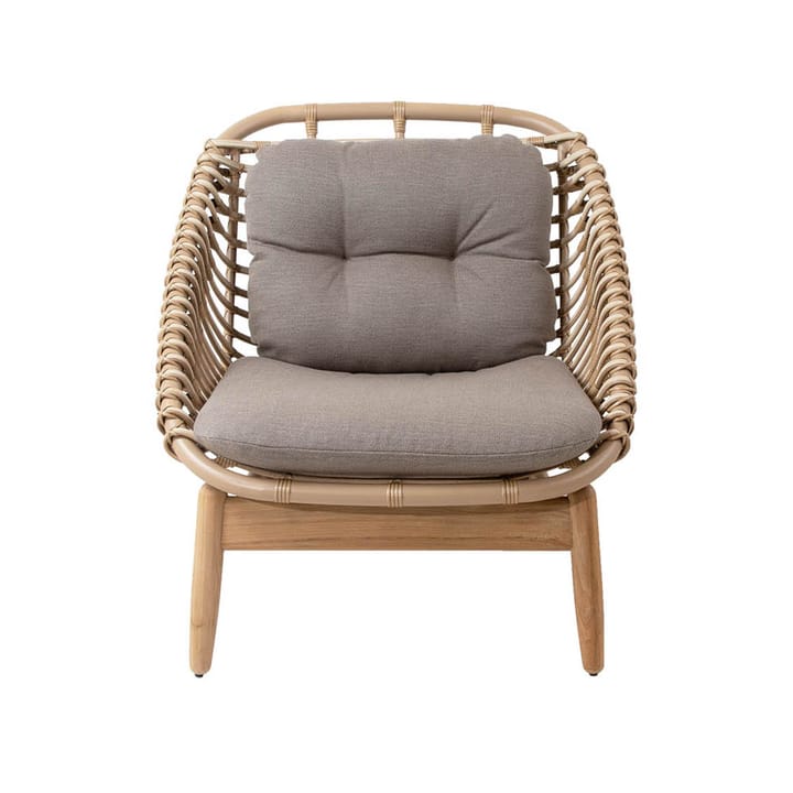 String loungefåtölj, Cane-Line Airtouch taupe-teak Cane-line