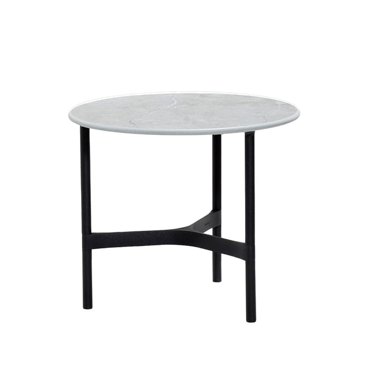 Twist soffbord small Ø45 cm, Fossil grey-lava grey Cane-line