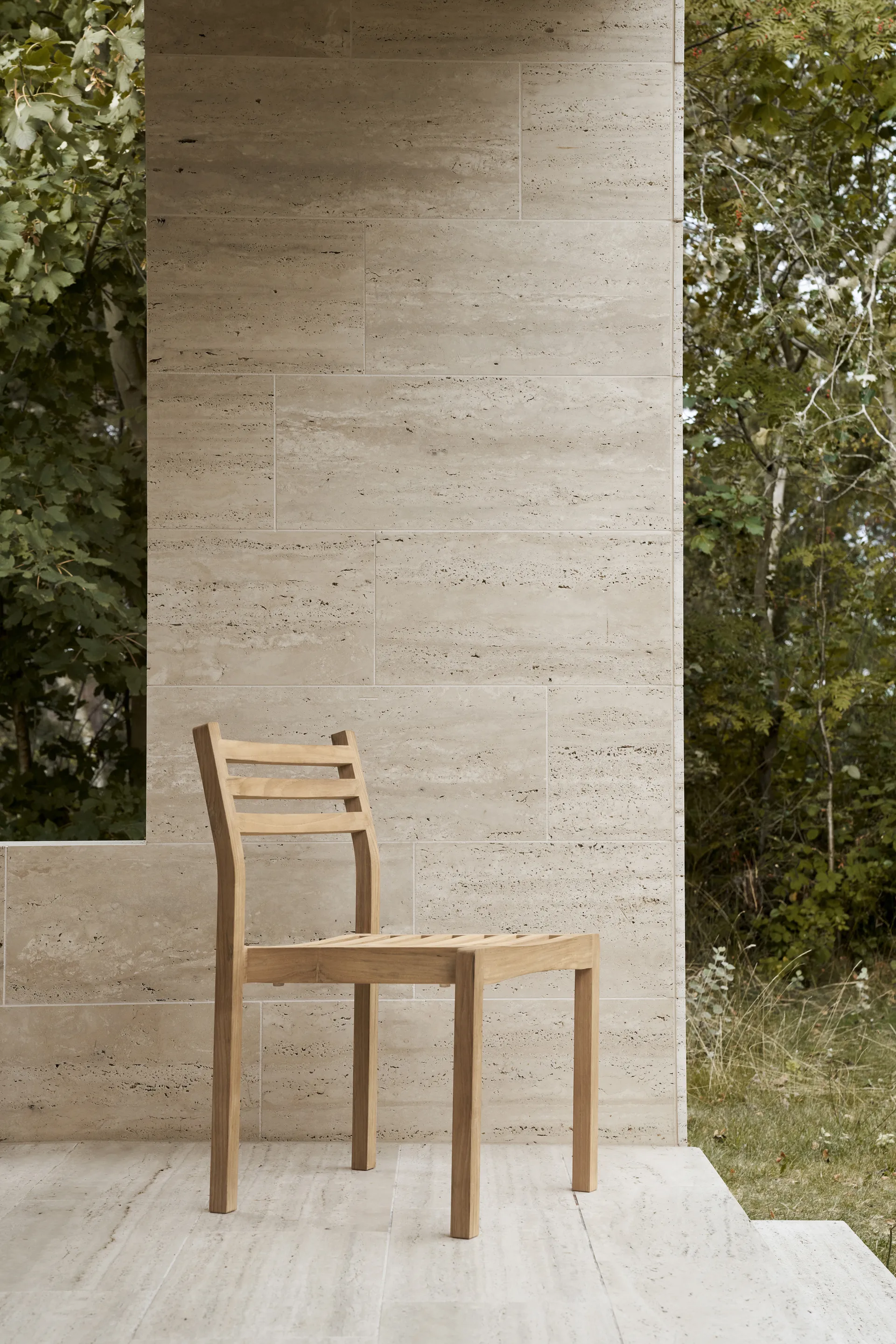 AH501 stol, Obehandlad teak Carl Hansen & Søn