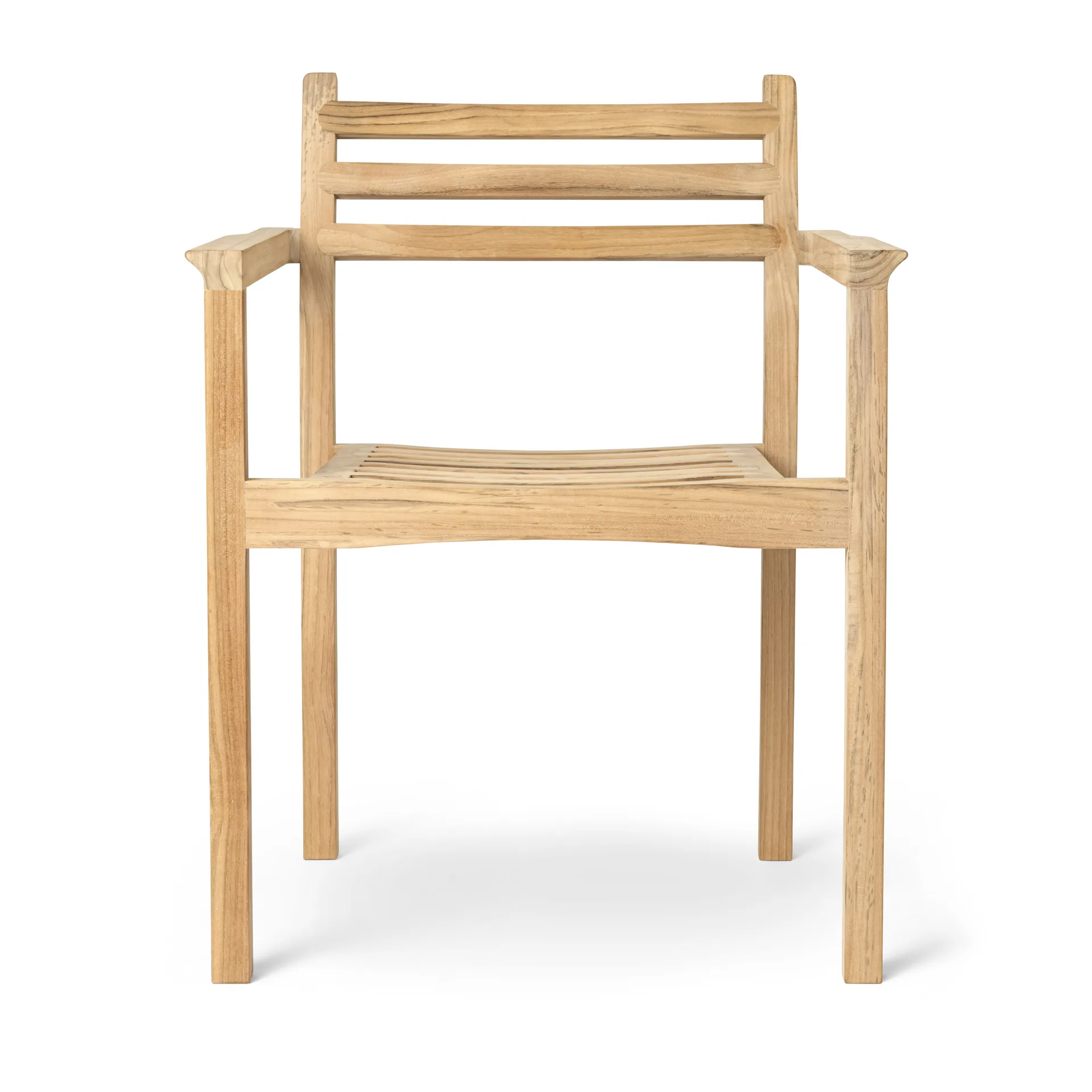 AH502 karmstol, Obehandlad teak Carl Hansen & Søn