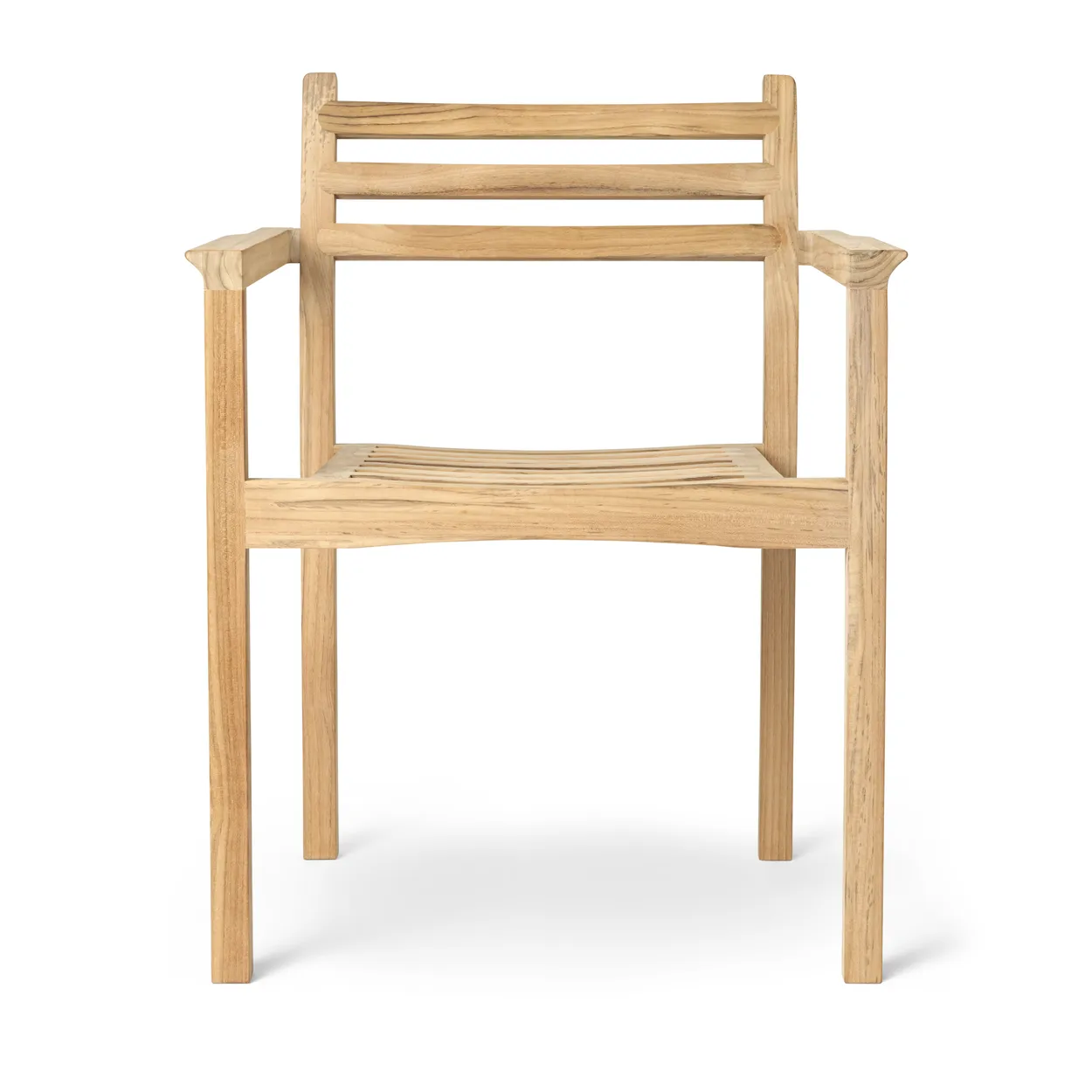 Carl Hansen & Son AH502 karmstol Obehandlad teak | Skandinavisk Design | Solsängar & solstolar | Beige