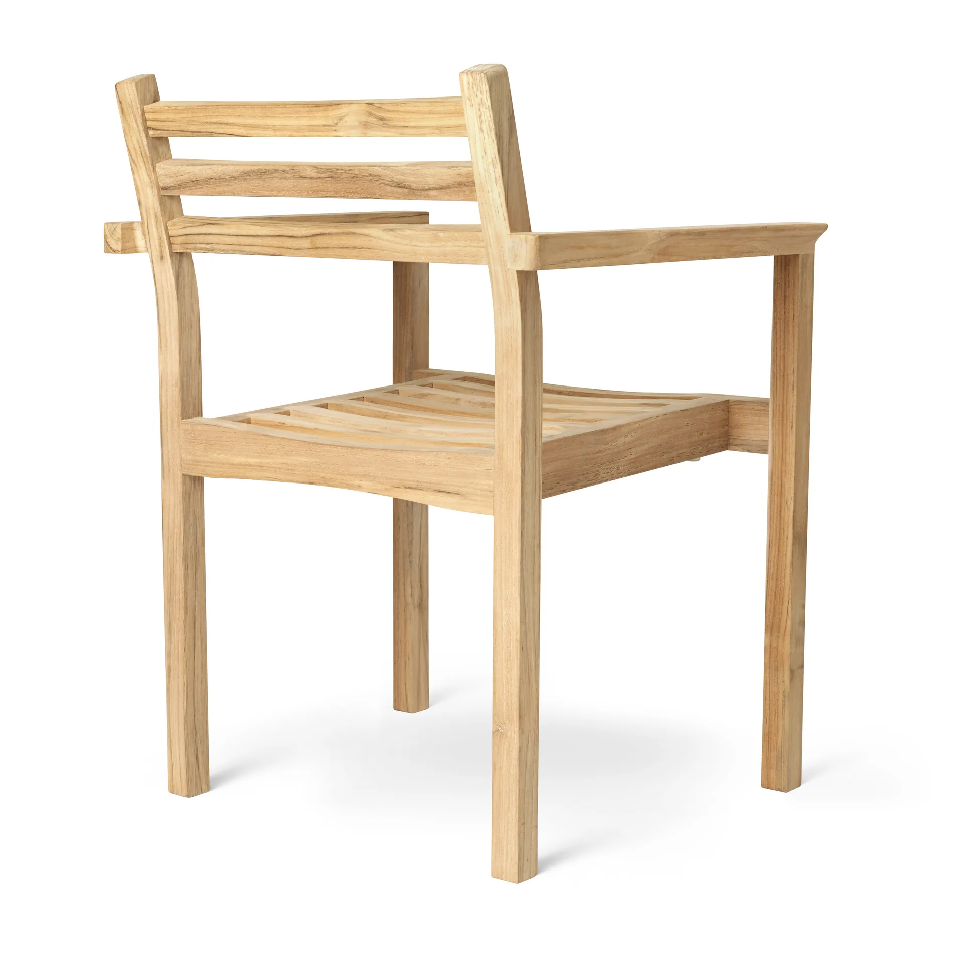 AH502 karmstol, Obehandlad teak Carl Hansen & Søn