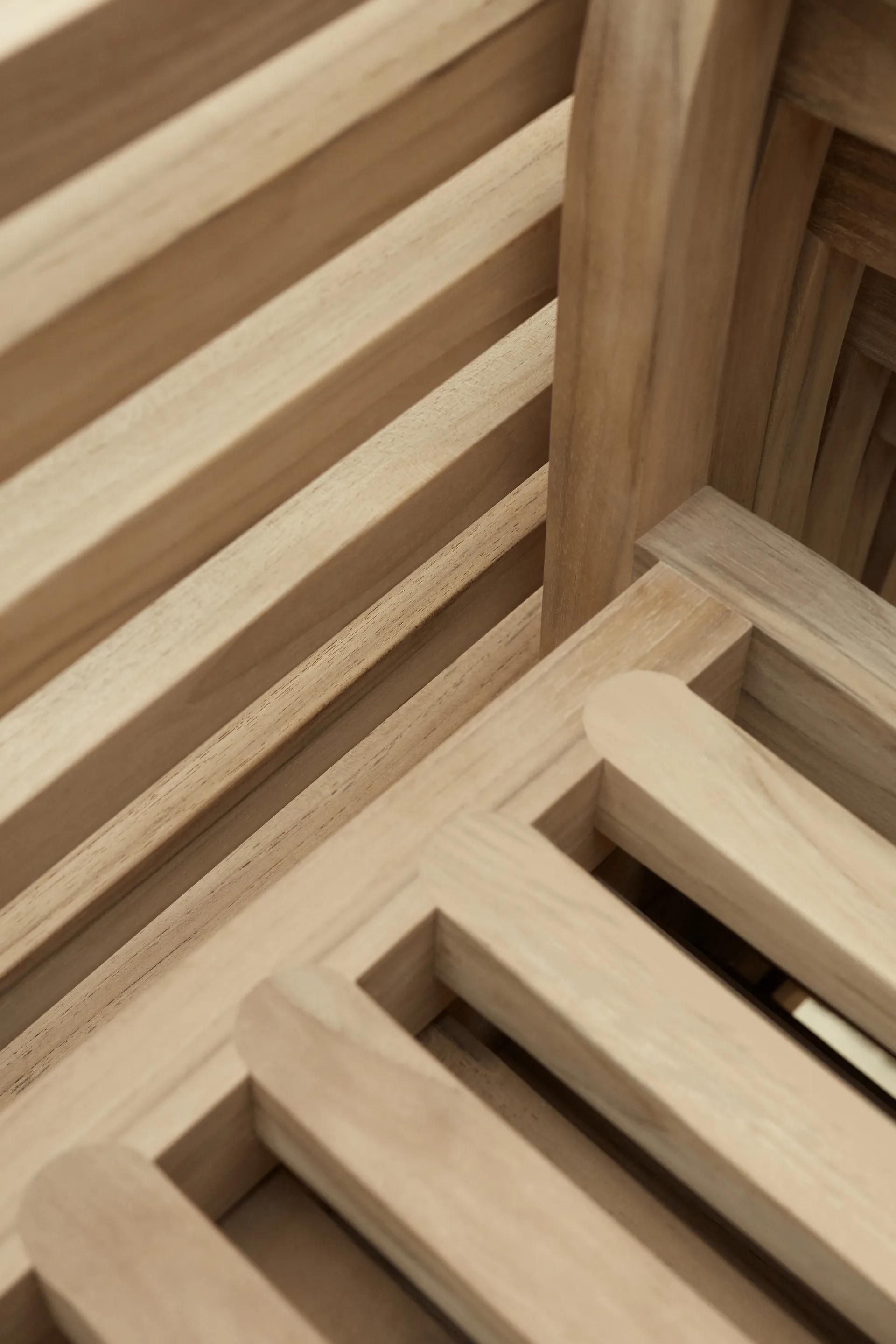 AH502 karmstol, Obehandlad teak Carl Hansen & Søn