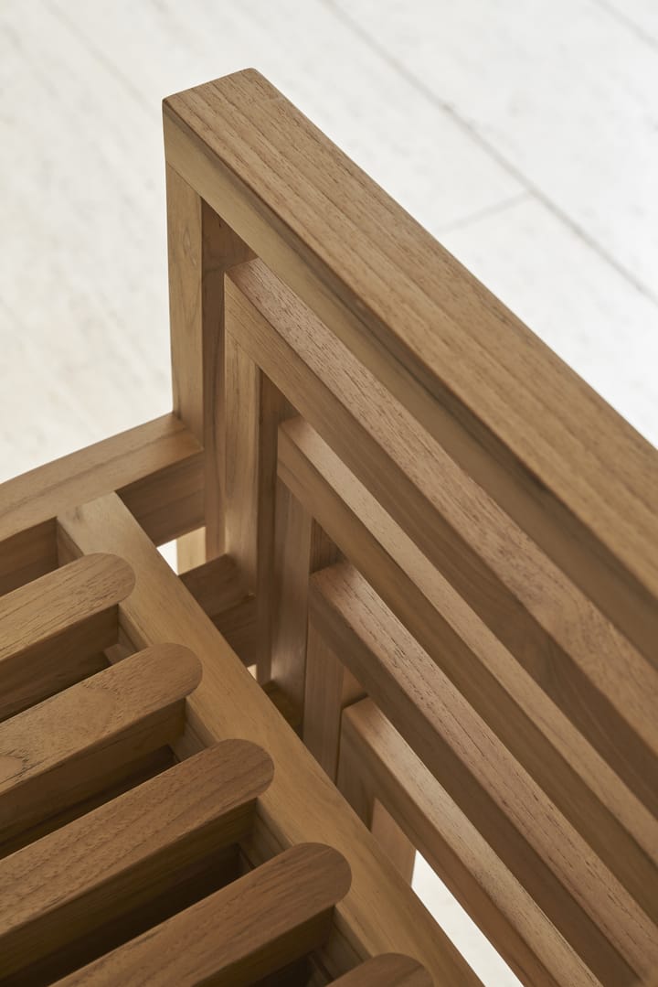 AH502 karmstol, Obehandlad teak Carl Hansen & Søn