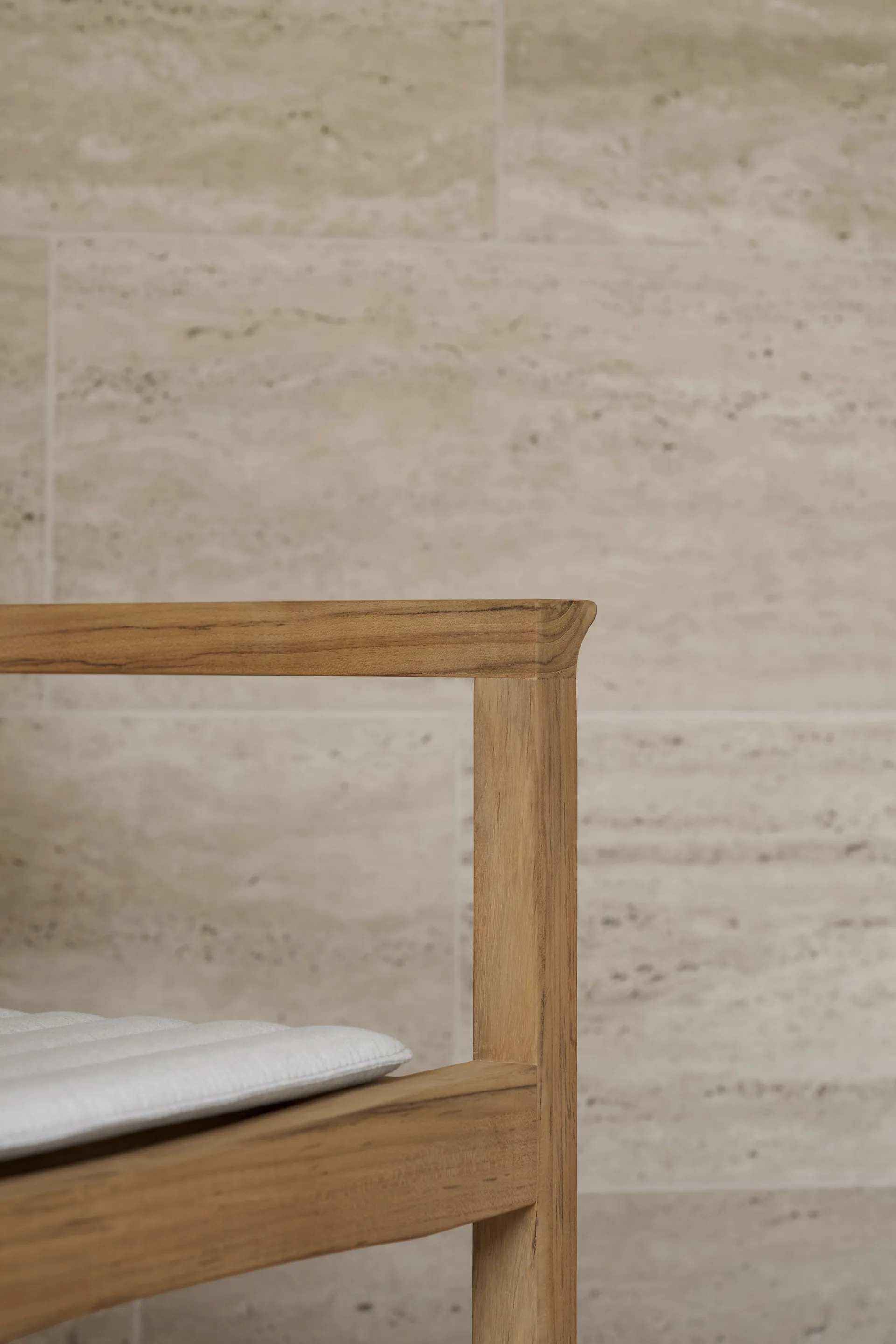 AH502 karmstol, Obehandlad teak Carl Hansen & Søn