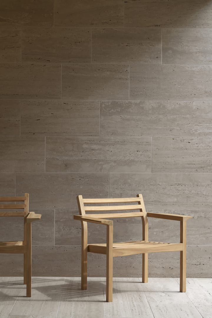AH601 fåtölj, Obehandlad teak Carl Hansen & Søn