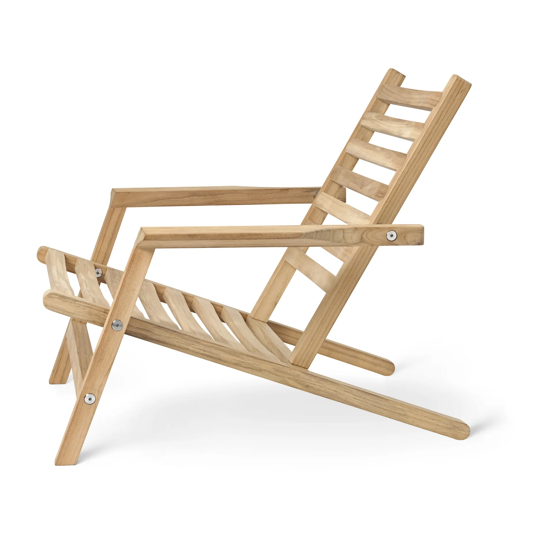 AH603 däckstol, Obehandlad teak Carl Hansen & Søn