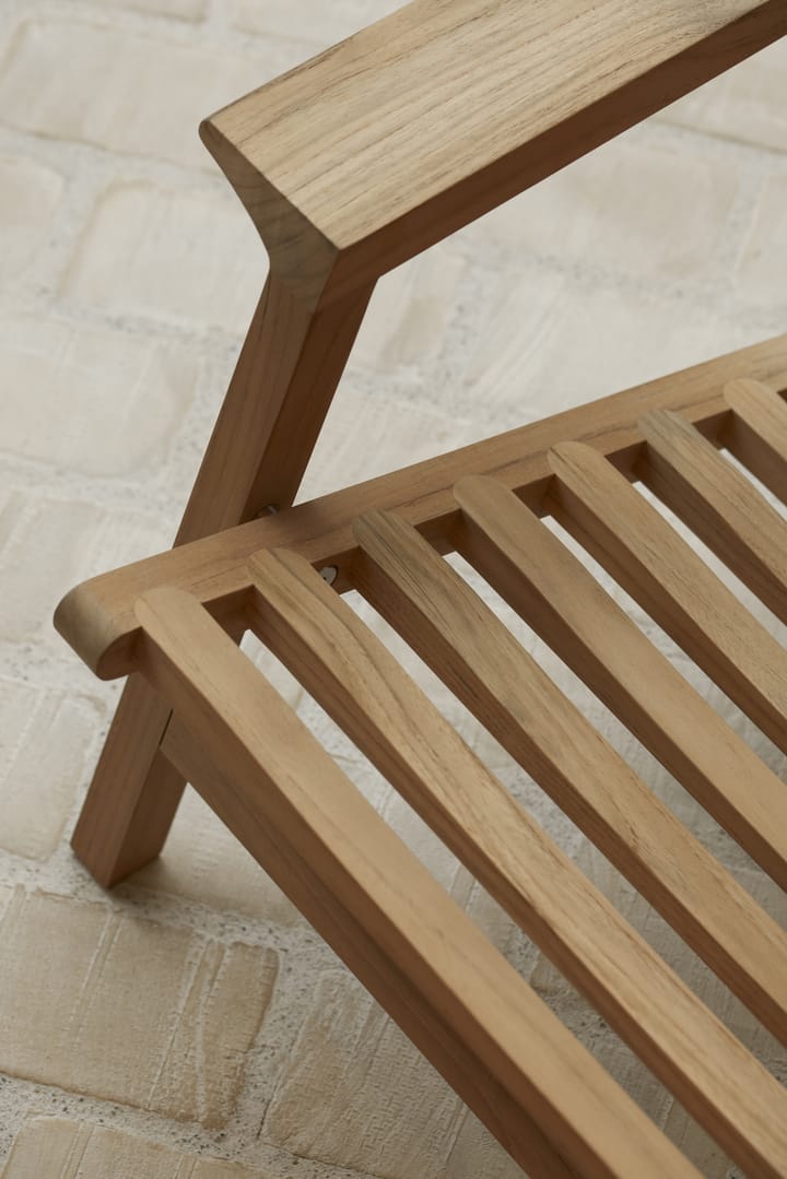 AH603 däckstol, Obehandlad teak Carl Hansen & Søn