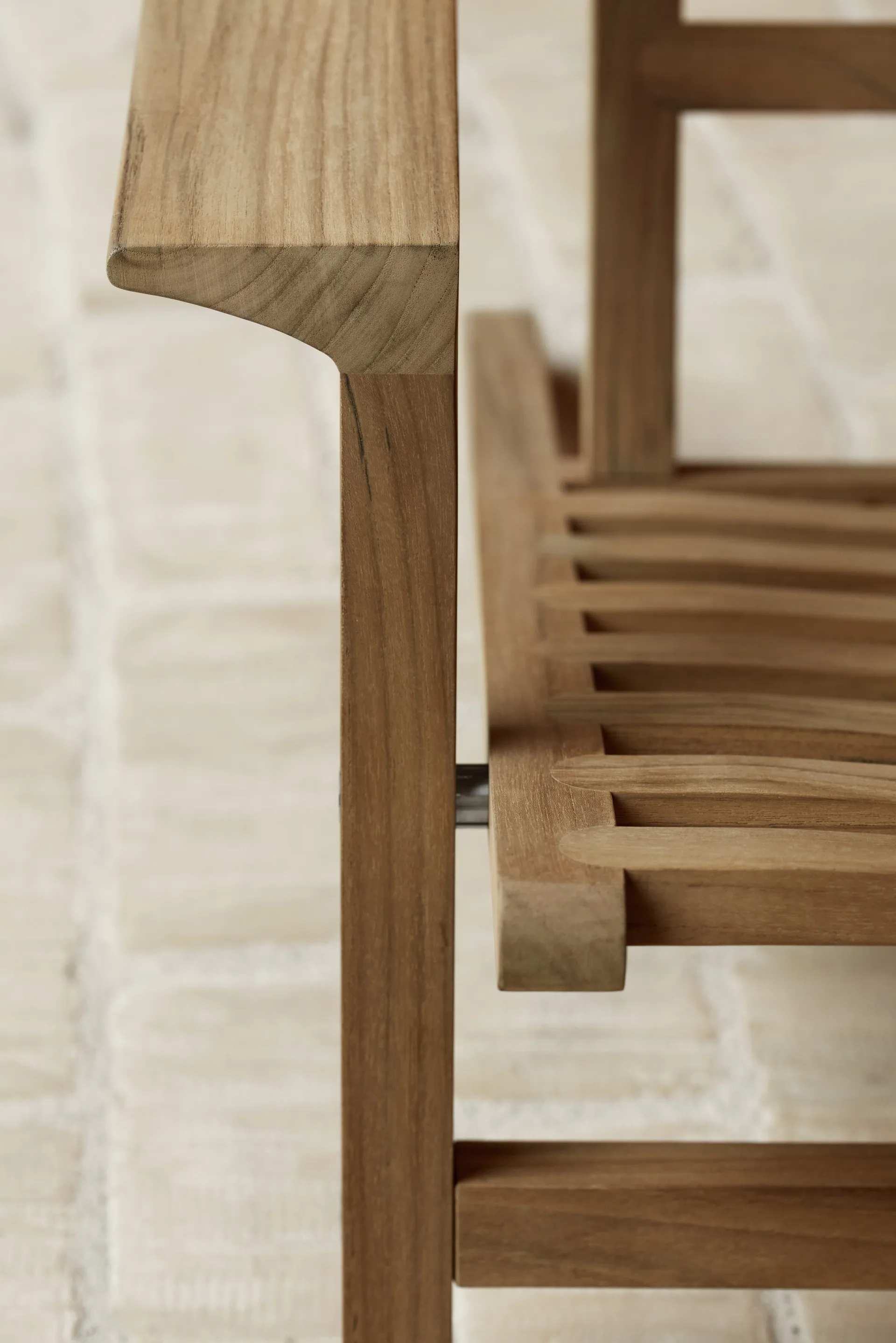 AH603 däckstol, Obehandlad teak Carl Hansen & Søn
